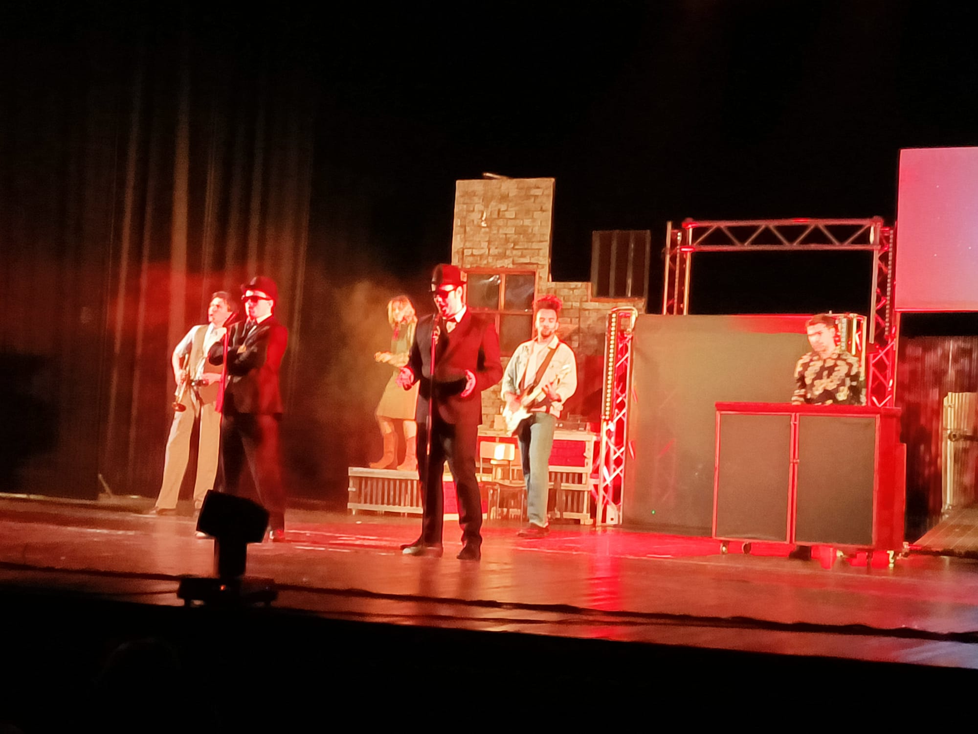 Spano e Manno al Musical "The Blues Brothers"