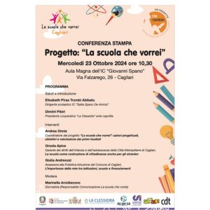 Conferenza stampa Progetto "La scuola che vorrei"